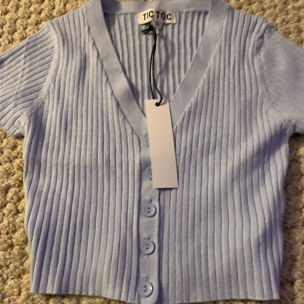 Light Blue Cropped Top S